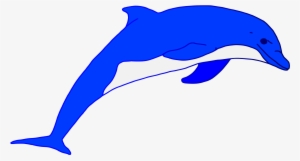 Vector Royalty Free Blue Dolphin Vector Art Rooweb - Blue Dolphin Clipart Png #1674146