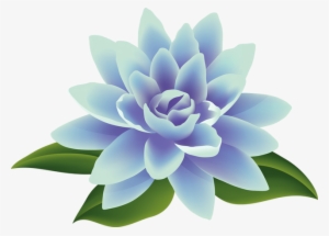 Summer Flowers Clip Art - Blue Flower Clip Art #1674884