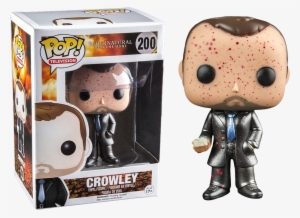 Crowley Metallic Blood Splatter Pop Vinyl Figure By - Pop Vinyl Supernatural #1674988