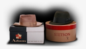 Home Logo Zonder Tekst V2 - Vintage Adam Hat Box, Hats, Hat, Vg #1675192