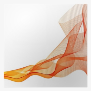 Abstract Vector Orange Wave Background Waved Lines - Euclidean Vector #1675292