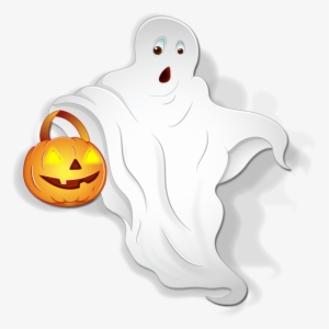 Halloween-ghost - Halloween Ghost Clipart #1675488