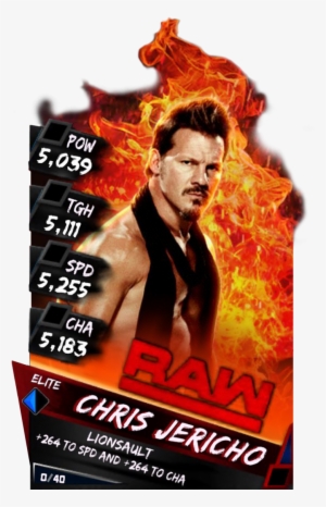 Supercard Chrisjericho S3 Elite Raw 9635 - Wwe Supercard Elite Seth Rollins #1675944