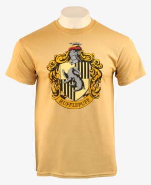 Hufflepuff T-shirt001 V=1533743149 - Fabric Poster: Harry Potter- Hufflepuff Crest Banner, #1676559