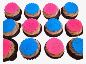 Boy Girl Cupcakes - Gender Reveal Party Ideas #1676660