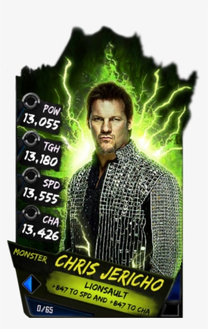 Chrisjericho S4 17 Monster - Wwe Supercard Monster Cards #1676894