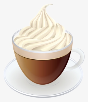 Coffee With Cream Transparent Png Clip Art Image - Portable Network Graphics #1677242