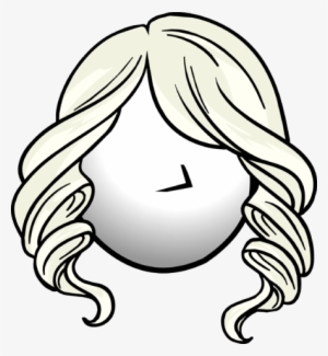 The Whipped Cream Old Icon - Club Penguin White Wigs #1677553