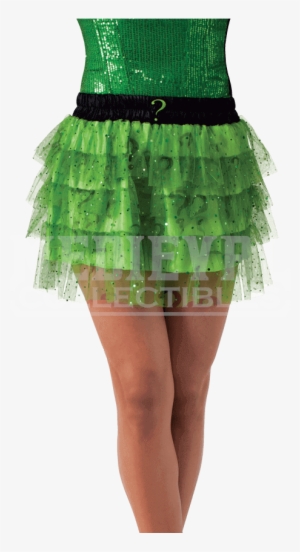 Womens Riddler Sequin Skirt - Rubie's Costume Co Rubie's Dc Comics Superhero Style #1677579