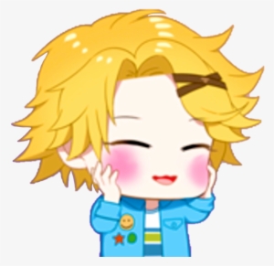 Blush Yoosung - Mystic Messenger Emojis Transparent #1677661