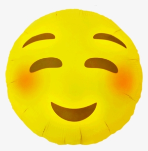 Emoji Blushing , Pakket (north Star) - 18" Helium Emoji Blushing Balloon By Northstar Balloons #1677722
