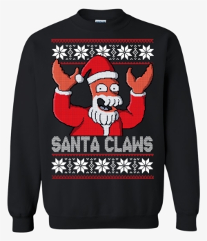 Zoidberg Santa Claws Christmas Sweater - Rick And Morty Peace Among Worlds Portal #1678079