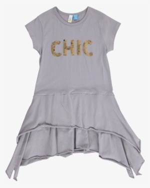 Blubyblu S/s Sequins Chic Dress W/ Flare Ruffle Layers - Dress #1678171