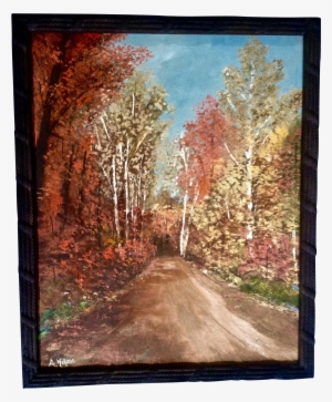 Malone, Oil Painting On Board Autumn Splendor Signed - Oil Painting #1680808