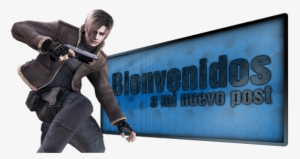 Leon Scott Kennedy Es Un Personaje Ficticio De La Saga - Leon Resident Evil 4 Png #1681215