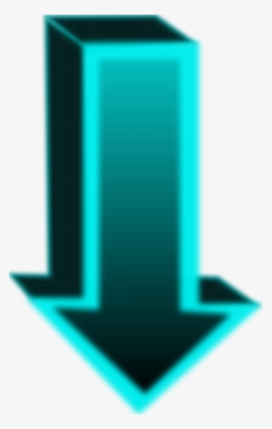 Cubic Arrow Pointing Down Blue Arrows Pointing Down - Clip Art #1681324