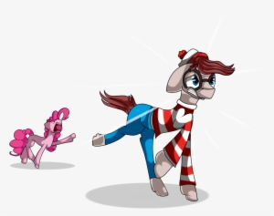Vampdoq, Pinkie Pie, Ponified, Safe, Waldo, Where's - Cartoon #1682287