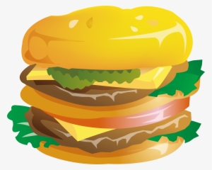 Clip Art Freeuse Stock Cheeseburger And Fries Clipart - Gourmet Burger Clip Art #1682643