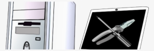 Cropped Computer Repair Clip Art - Computer #1682720