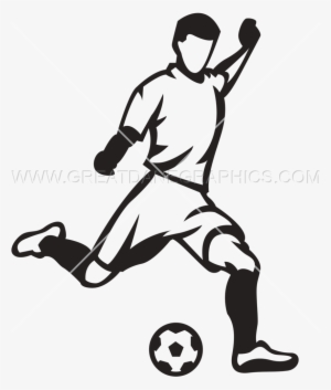Soccer Player Kicking Production - Soccer Player Kicking Ball #1683282