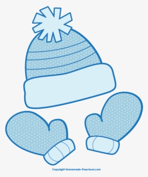 Free Winter Clipart - Winter Hat Gloves Clip Art #1683981