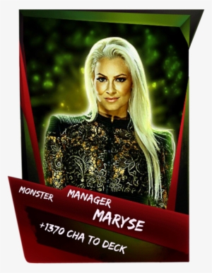 Support Maryse S4 17 Monster - Maryse Signed Wwe Photofile 8x10 #1684417