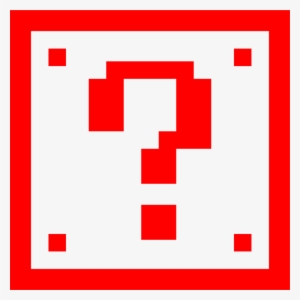 Super Mario Question Mark Clipart Super Mario Bros - 8 Bit Question Mark #1684674