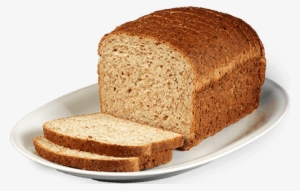 Wheat Bread - Bread On Plate Png #1685116