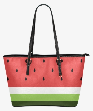 Watermelon Slice Leather Tote Bag - Greyhound Dogs Tote Bags - Greyhound Bags #1685197