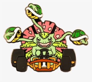 Venusaur Poke'karts Hat Pin - Cartoon #1685822
