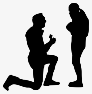 Free Png Proposal Silhouette Png Images Transparent - Portable Network Graphics #1686688