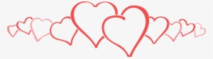 Clipart Heart Of Clipart Heart Png 8 Of Hearts And - Row Of Hearts Clipart #1686782