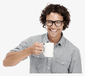 10 Years Of Experience - Man Drinking Coffee Png #1686812