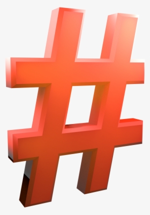 Hashtag 3d Png Clip Art Transparent - Doxa Deo #1686890