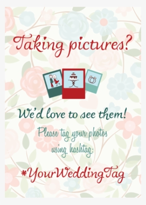 You Can Choose Your Personal Wedding Hashtag On Our - Hashtag #1686924