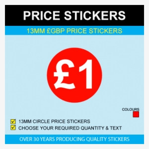 13mm Red Gbp Price Stickers - Special Offer Stickers #1687084