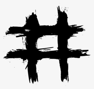 Hashtag Png White - Hashtag #1687119