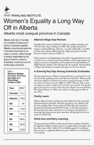 Alberta Ranks Last In Canada On A Number Of Measures - Document #1687706