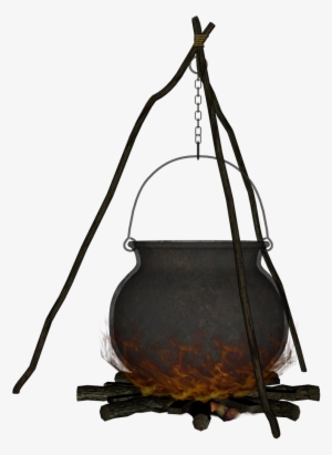Cauldron Png Download Image - Witches Cauldron Over A Fire #1687842