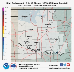 Maximum Potential Snow Accumulation - National Weather Service #1688732