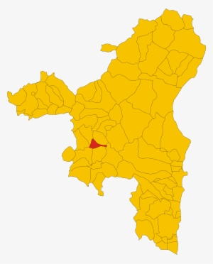 Map Of Comune Of Tiana #1689605