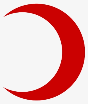 Crescent Transparent Red - Red Crescent Moon Png #1689637