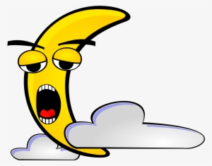 Free Clipart Starry Night Moon Nicubunu - Tired Cartoon Moon #1689688