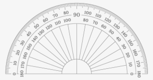 Protractor Scale - Free Transparent PNG Download - PNGkey