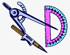 Geometry Clipart Protractor - Protractor Clipart Png #1690198