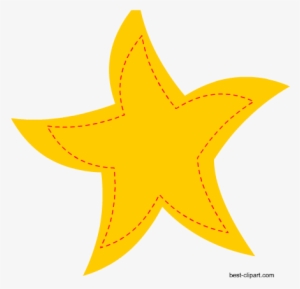 Funky Yellow Star Clip Art #1690872