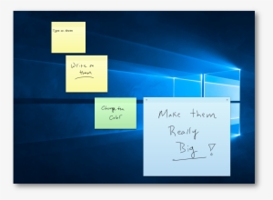 Well Ever Since Windows Vista, Microsoft Has Had A - Windows Vista Sticky Note #1691014