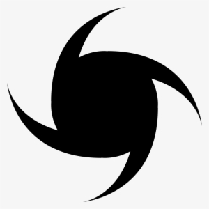 Star Of Four Points In Rotation Black Shape Comments - Disaster Symbol #1691045