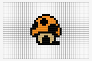 Mushroom House Mario Pixel Art From Brikbook - Casa Pixel Mario #1691765