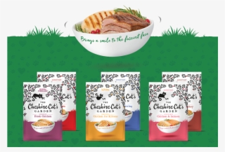 Cheshire Cat's Garden Chicken And Herring Cat Pouch #1691920